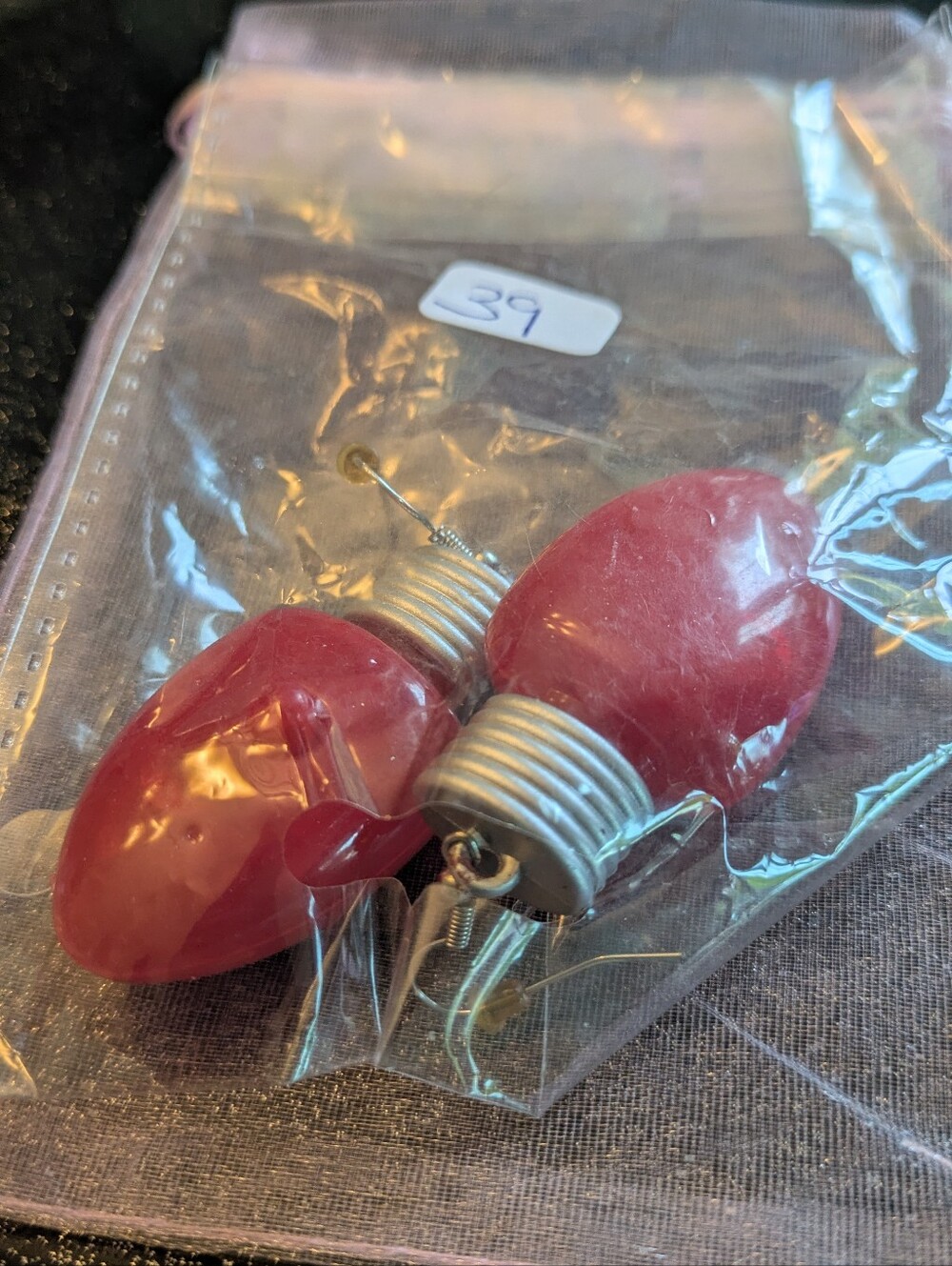 39. Red Light Earrings ($5/3for$12/Free With $50 Purchase